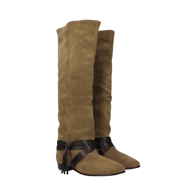 ISABEL MARANT イザベルマラン レディース ブーツ スエード グリーン