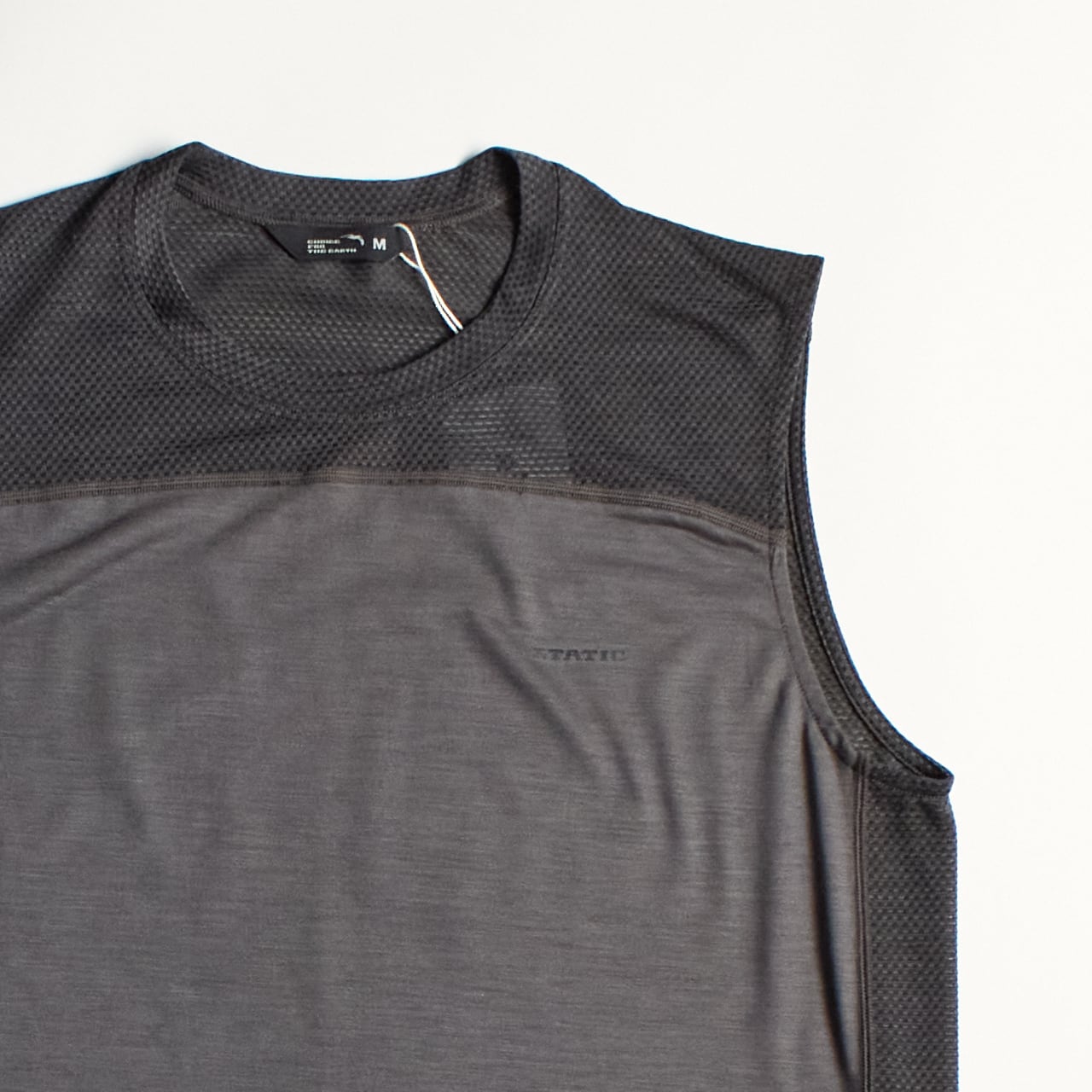STATIC（スタティック）CHORD WOOL SLEEVELESS -Carbon コードウール