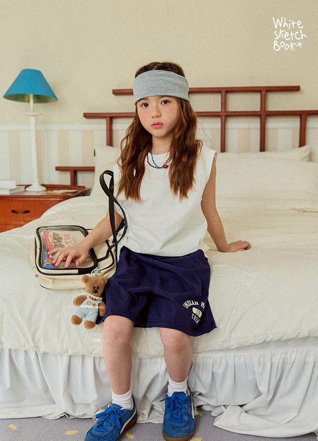 【取寄】white sketchbook｜standard shorts｜スタンダードショートパンツ｜5-17｜kids&jr｜26 summer