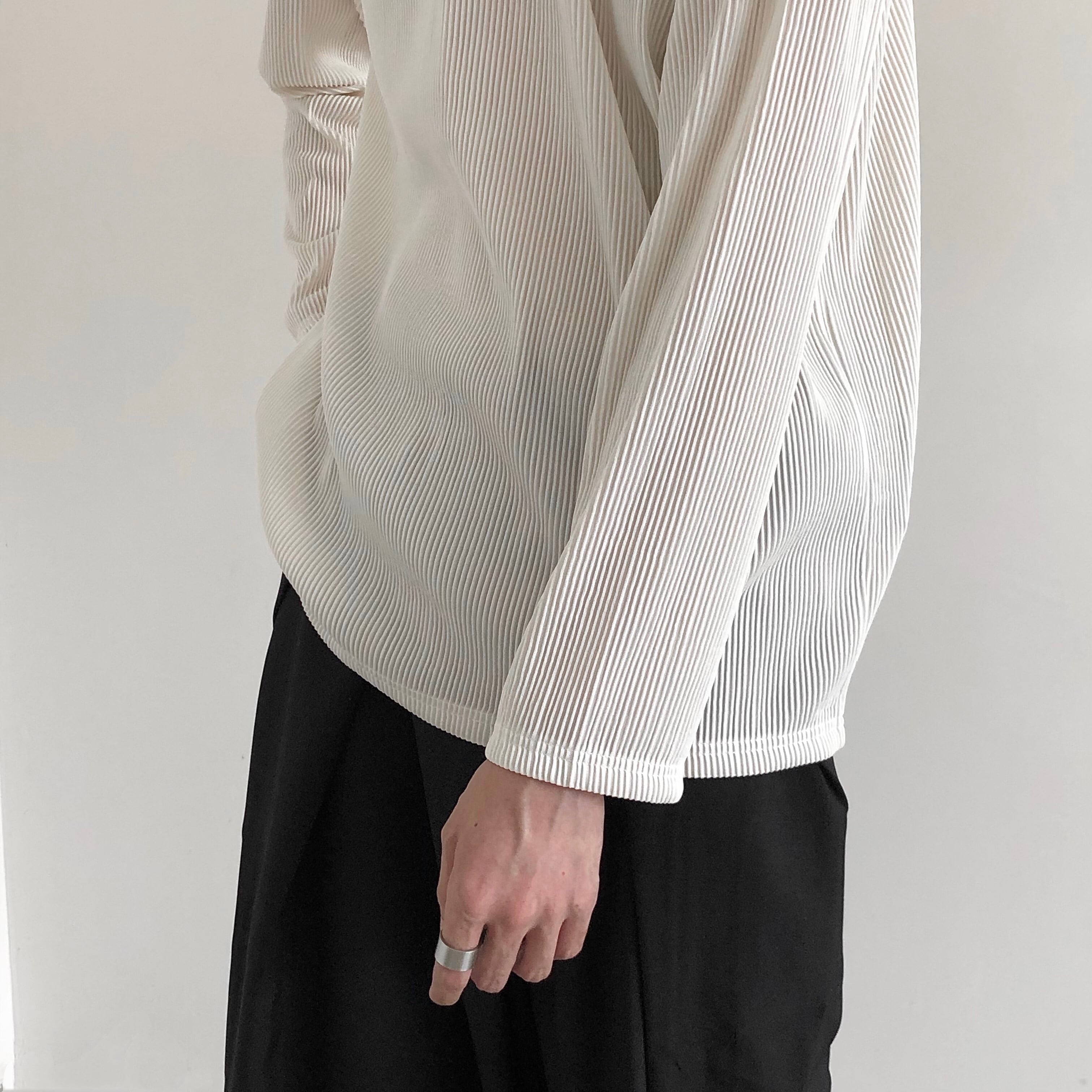 MION上品な質感のハーフネックTシャツ | mblueshop