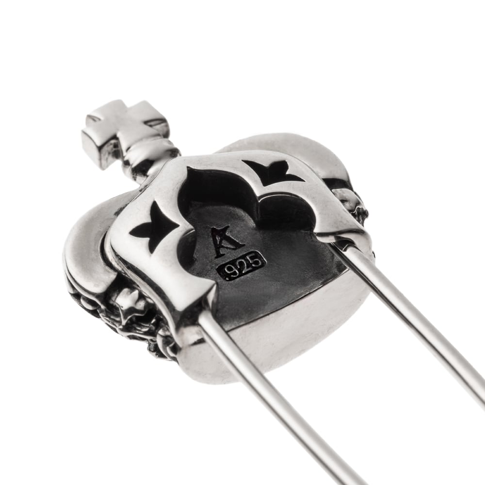 クラウンセーフティーピン AKEX0003 crown safety pin シルバー
