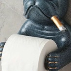 可愛い犬のトイレットペーパーホルダー ２色展開 バスルームティッシュケース