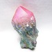 オーラクリスタル 原石 マルチカラー エレスチャル オーラ水晶 一点物 171-8723
