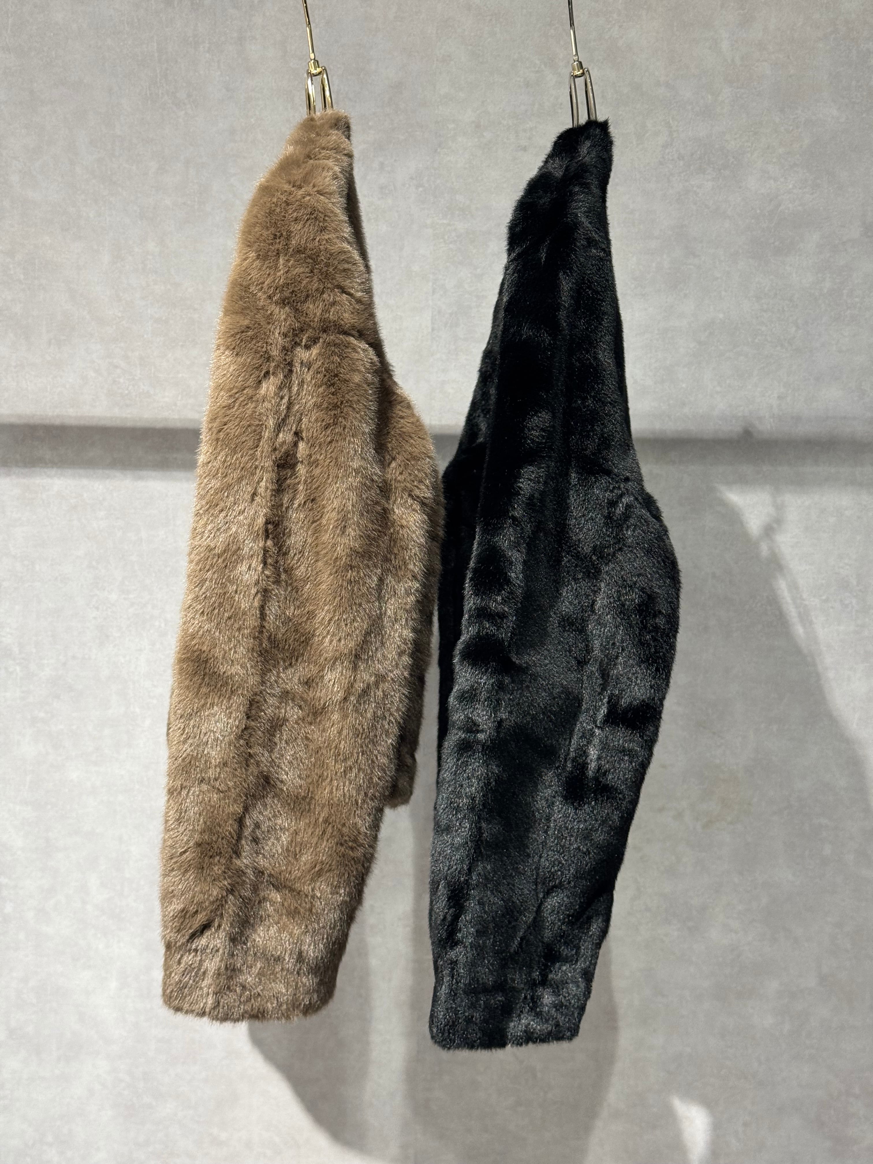 faux fur topper jacket