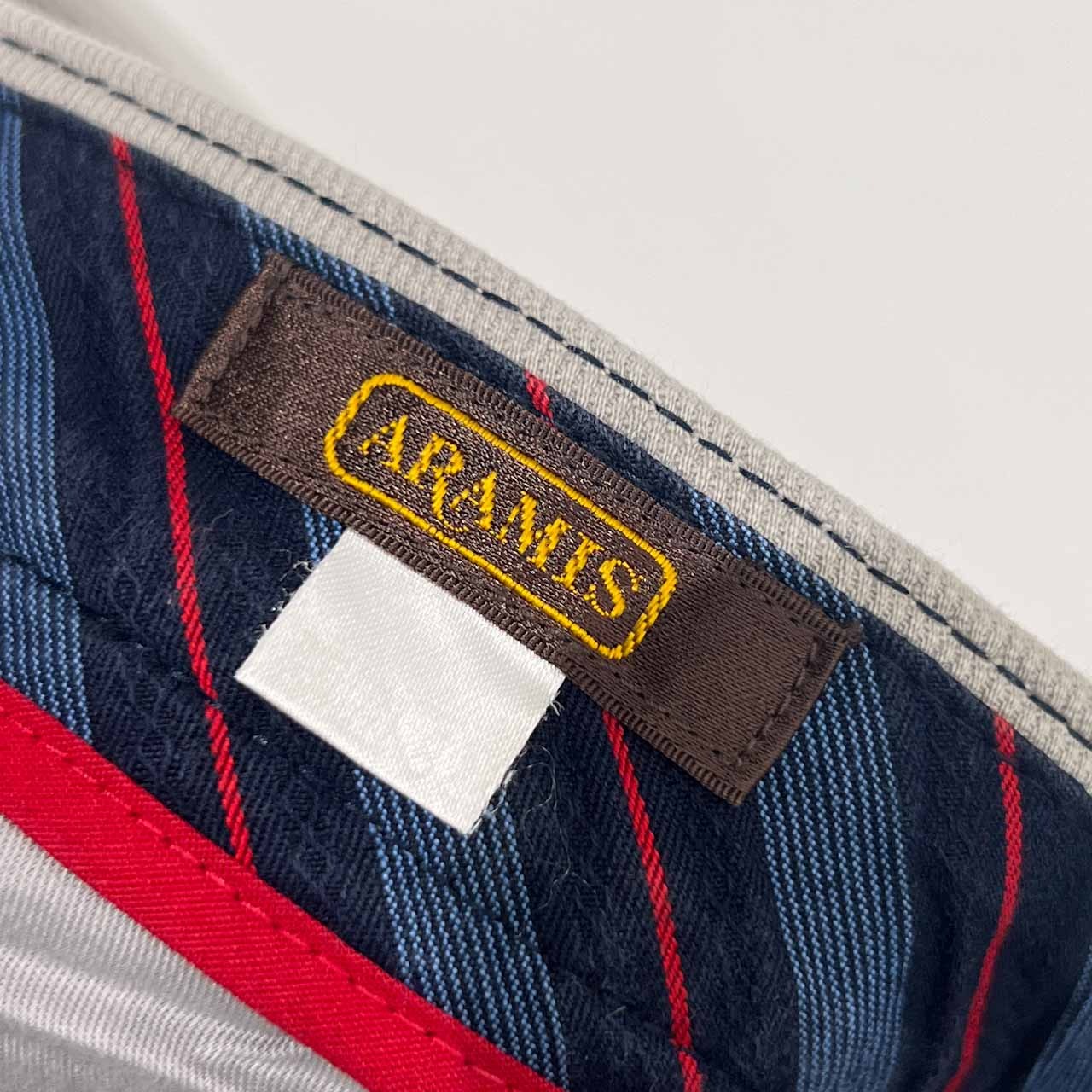 ARAMIS アラミス タック パンツ W84/ライトグレー メンズ