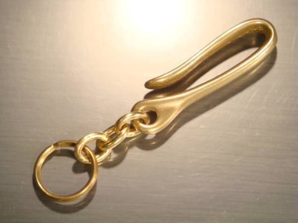ブラス(真鍮) 釣り針フック キーホルダー[ks-f-m] | Aloof web shop