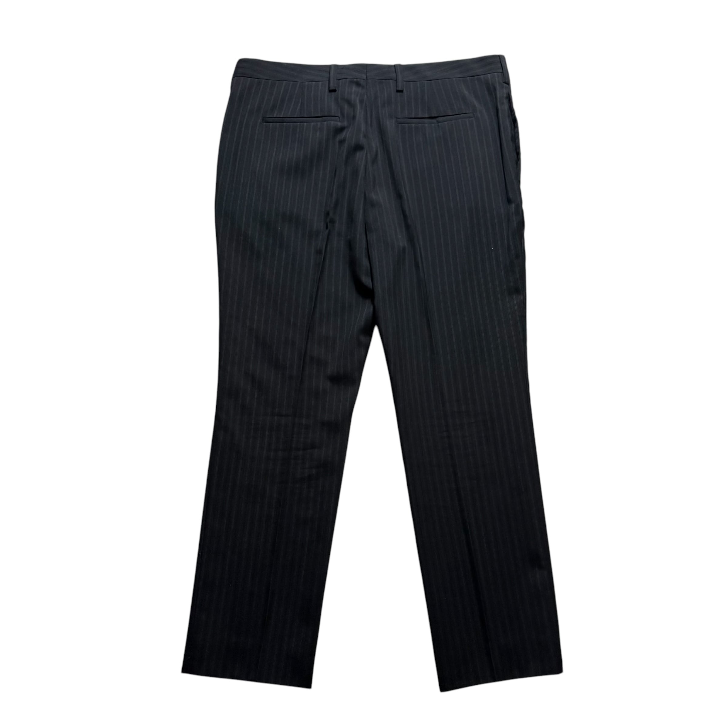 SAINT LAURENT PARIS stripe slacks | NOIR ONLINE