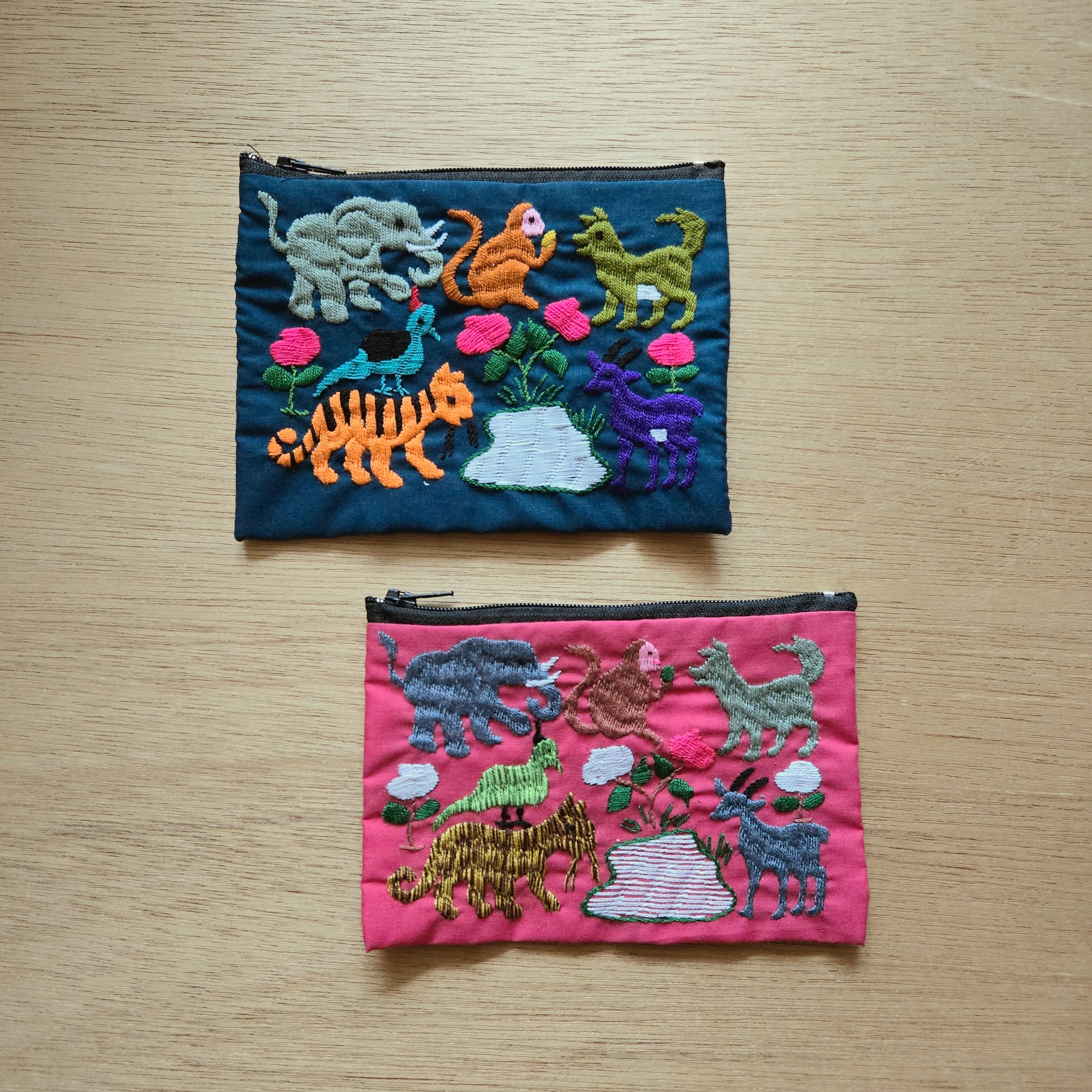 ナガ族 手刺繍 大判ブランケット | gururi