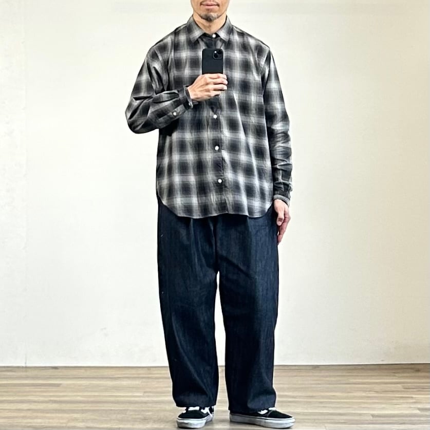 Ordinaryfits】SERVICE SHIRT オーディナリーフィッツ バンドカラー