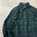 PENDLETON / wool check shirt size M