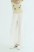 CLANE 2WAY TUCK STRAIGHT PANTS