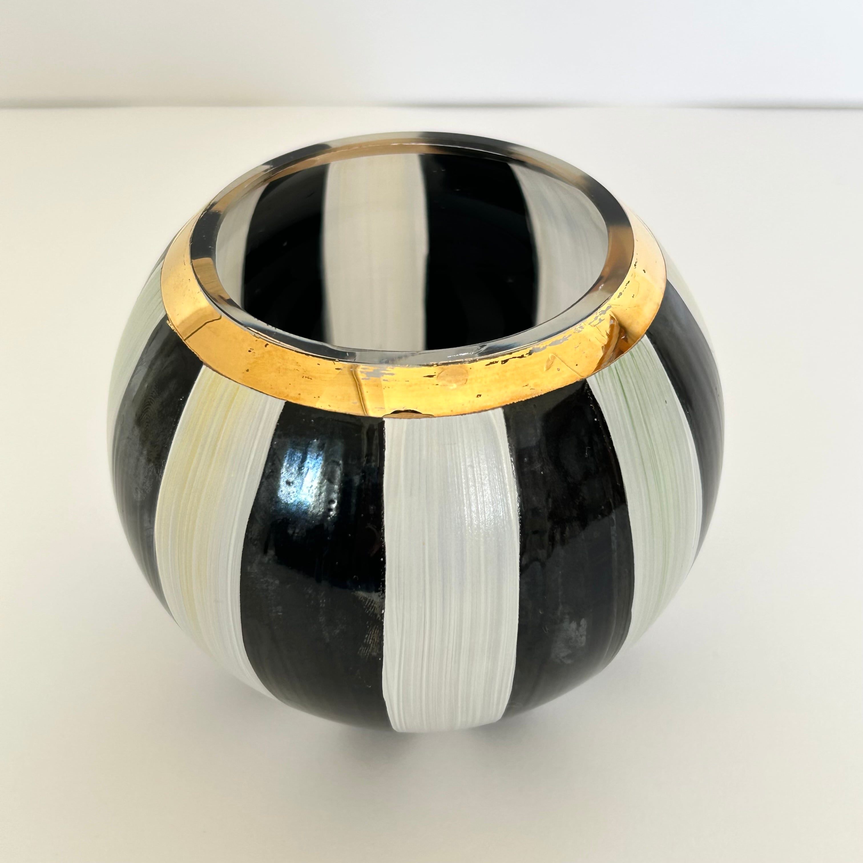 ヴィンテージ  MACKENZiE-CHilds ガラス花瓶