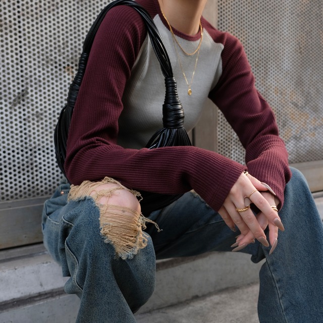 RAGLAN RIB TOPS / BRD