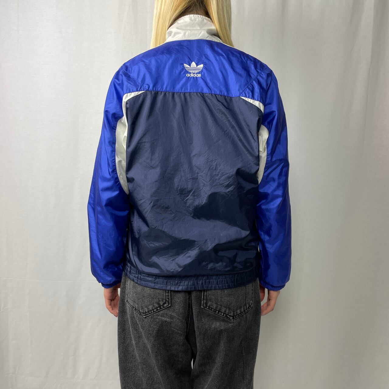 レア  90's adidas アディダス トラック ジャケット ネイビー