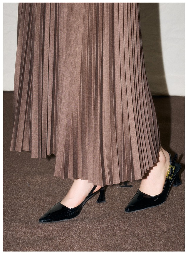 Étincelle Pleated Midi