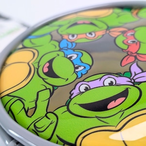 ⚡️海外限定‼️⚡️【 Teenage Mutant Ninja Turtles( ティーンエイジ・ミュータント・ニンジャ・タートルズ ) 】TMNT カラビナ CLEAR POUCH ( カラビナクリアポーチ ) カラビナキーホルダー / 小物入れ / コスメポーチ 〚アメリカン雑貨 アメトイ〛
