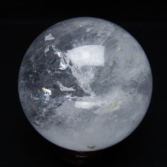 水晶 丸玉 72mm スフィア 置物 水晶玉 一点物 おまかせ便 151-8863