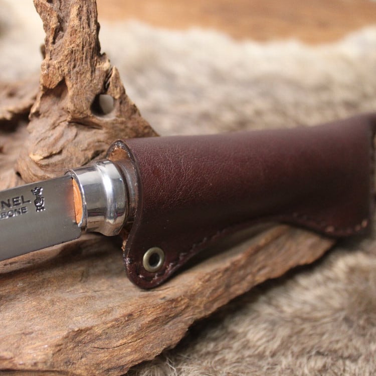 オピネル〔OPINEL〕 フォールディングナイフ No.8 レザーケース