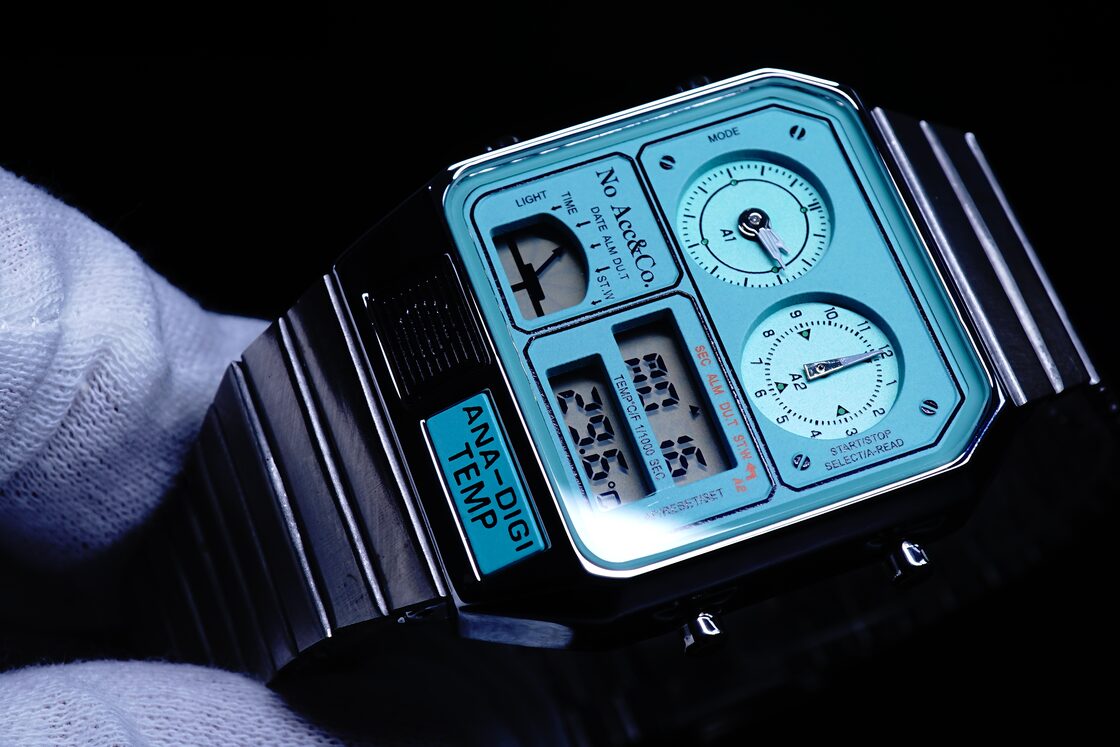 No Accessory&Co/No Acc&Co三代目逆輸入モデル/BLACK×Tiffany BLUE 