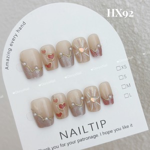 HX92 ネイルチップ サイズXS/S/M