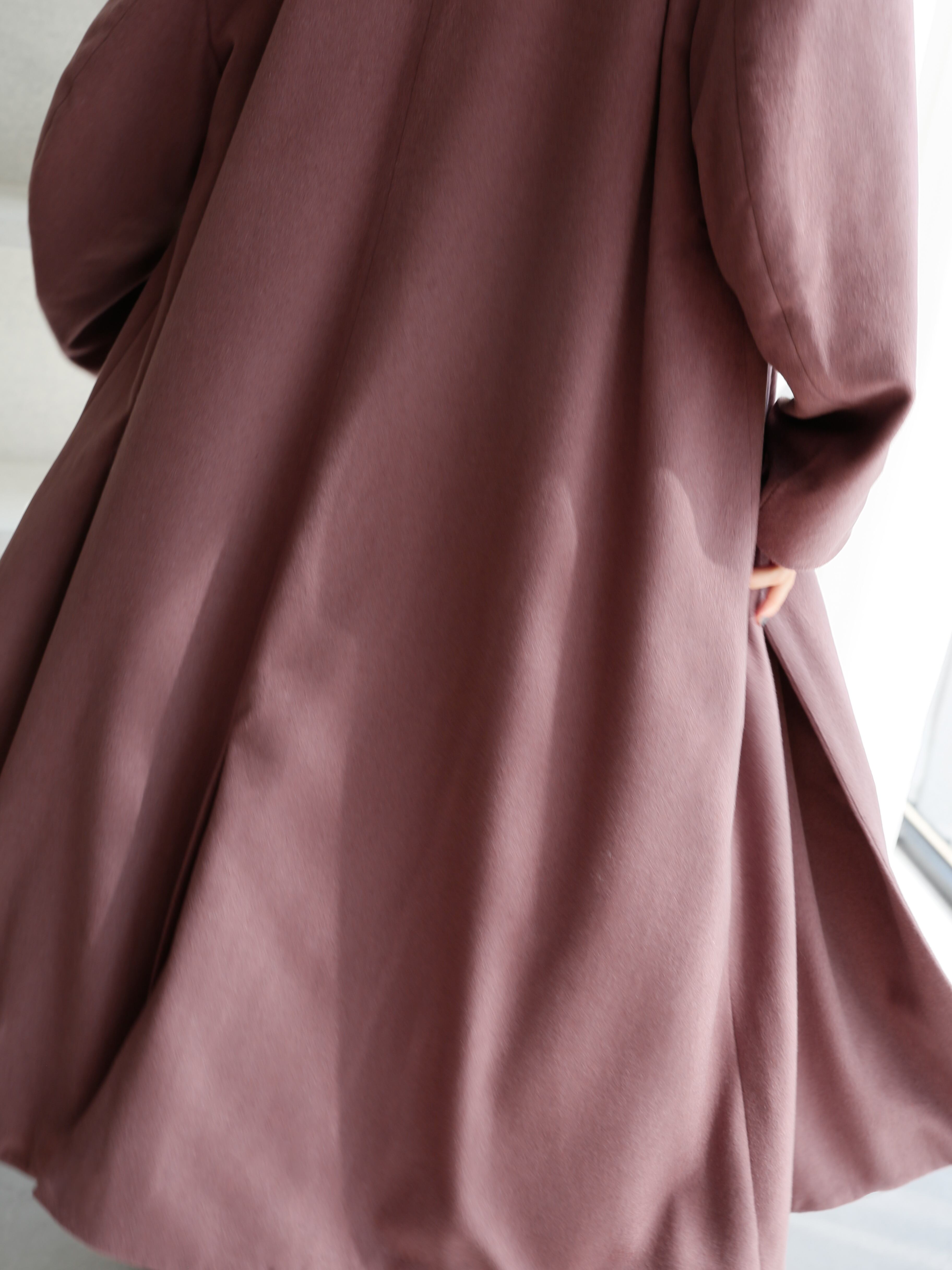 flare maxi wool coat | Katrin TOKYO