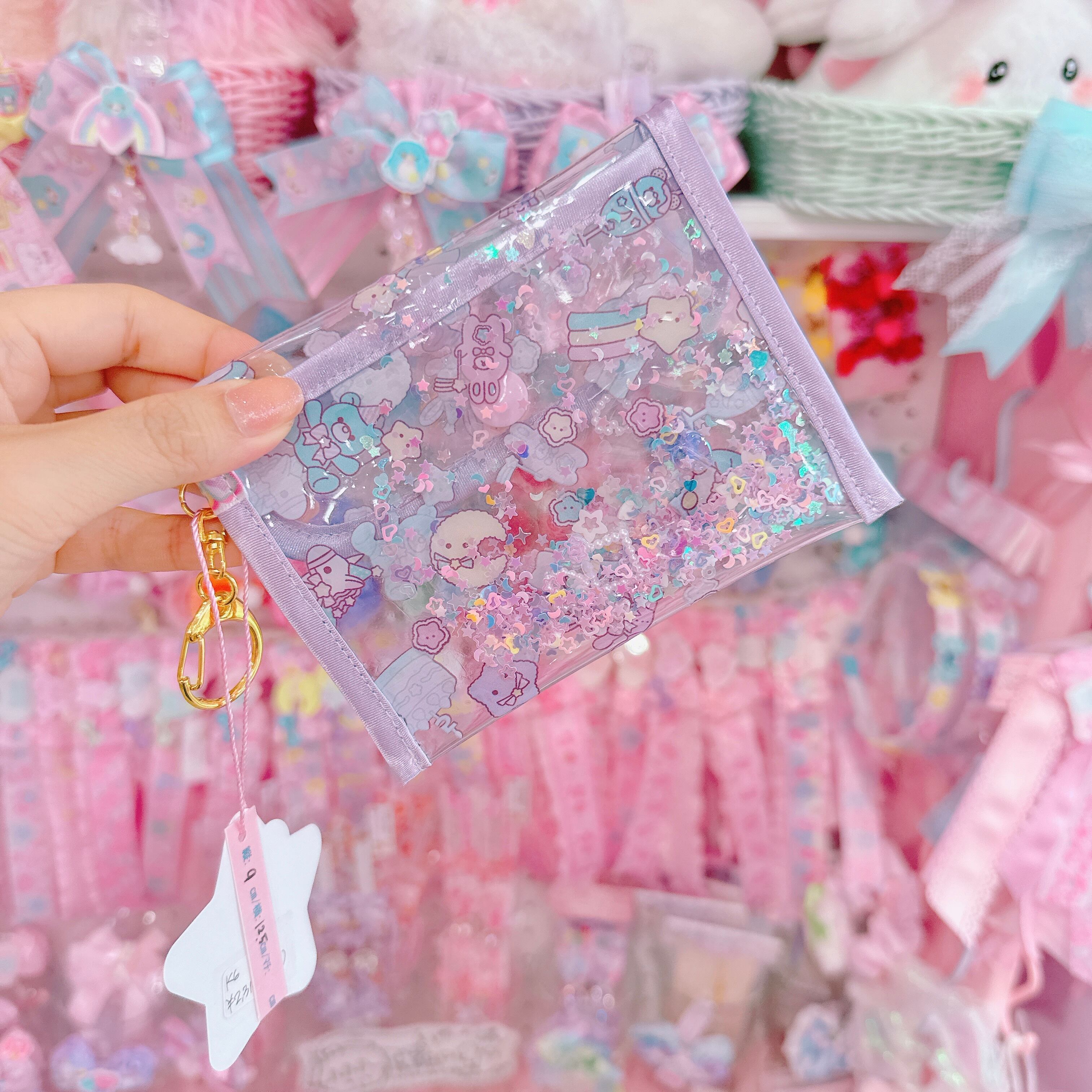 【K6】79-6キーホルダー付きビニールポーチ