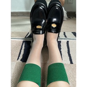 GirlsYY韓国y2k透け感キラキラソックス 7s