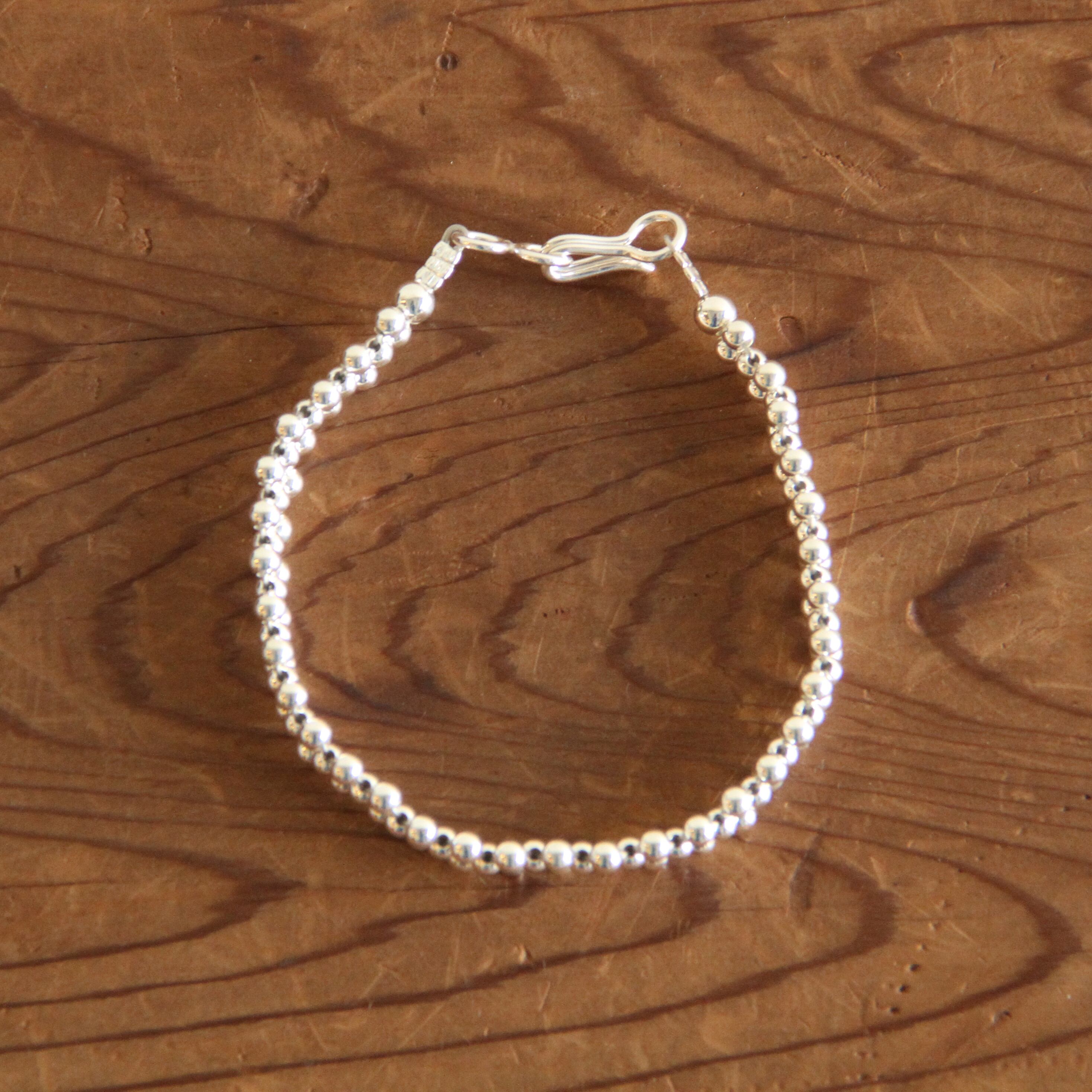 ERICKA NICOLAS BEGAY【 mens 】 navajo pearl brace (shiny) 20cm
