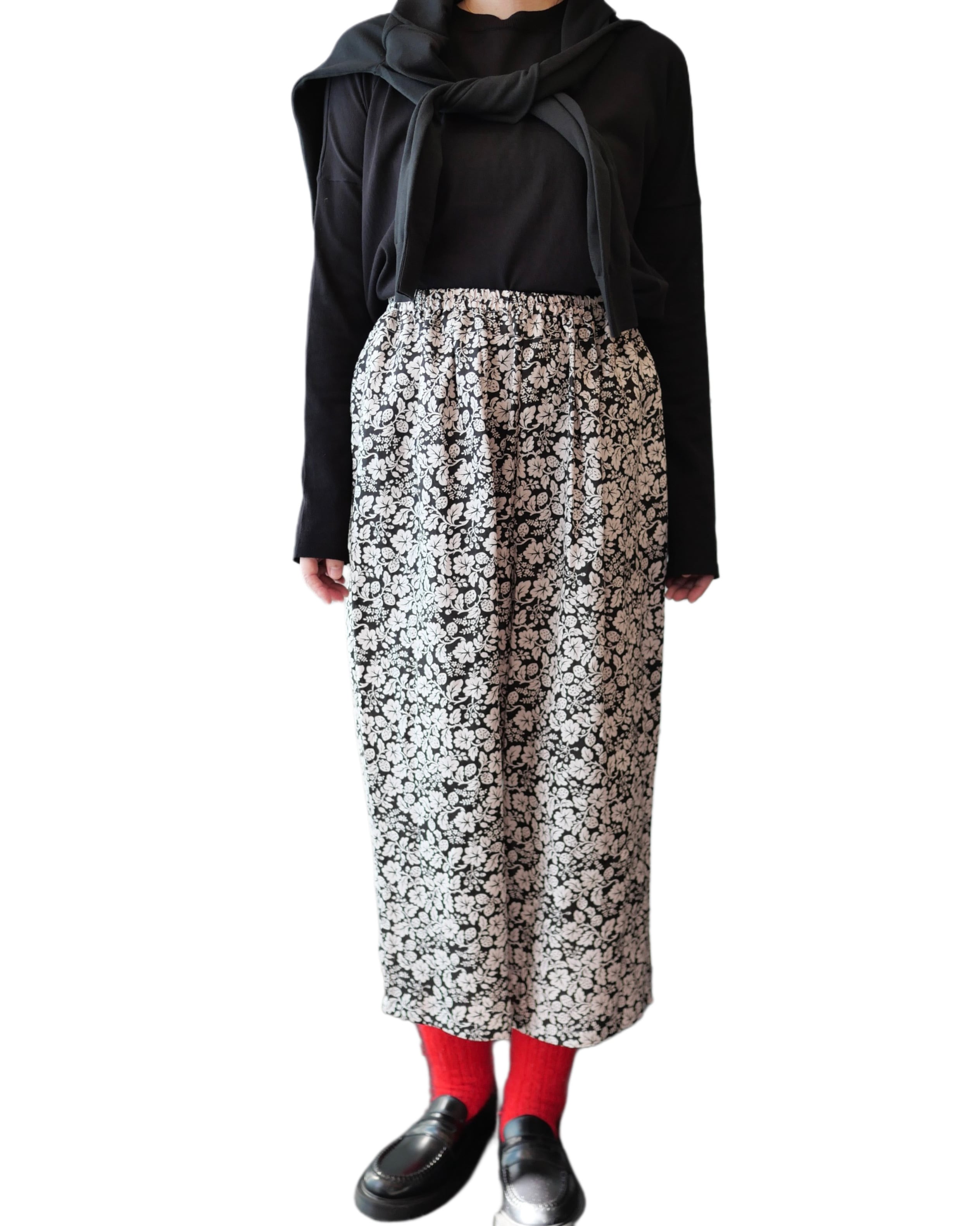 R&D.M.Co- no.7756a WILD BERRY GUM PANTS White | Cieloazulmat