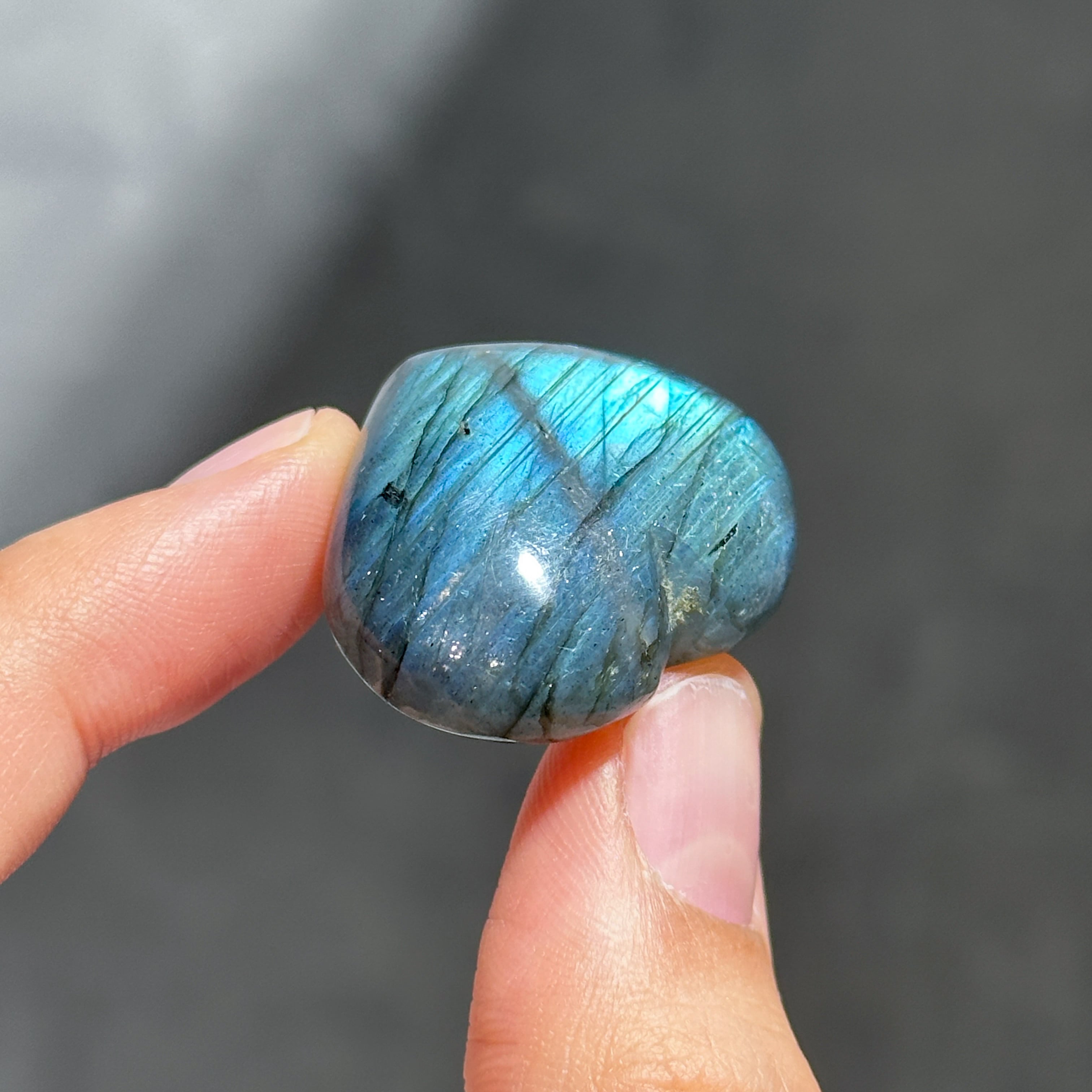 ラブラドライト スフィア ◇Labradorite◇天然石・鉱物・パワーストーン ラブラドライト ハート41◇ Labradorite ◇天然石・鉱物