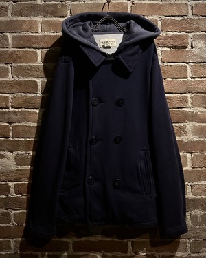 【Caka act3】“DENIM & SUPPLY Ralph Lauren” Layered Design Hooded Pea Coat