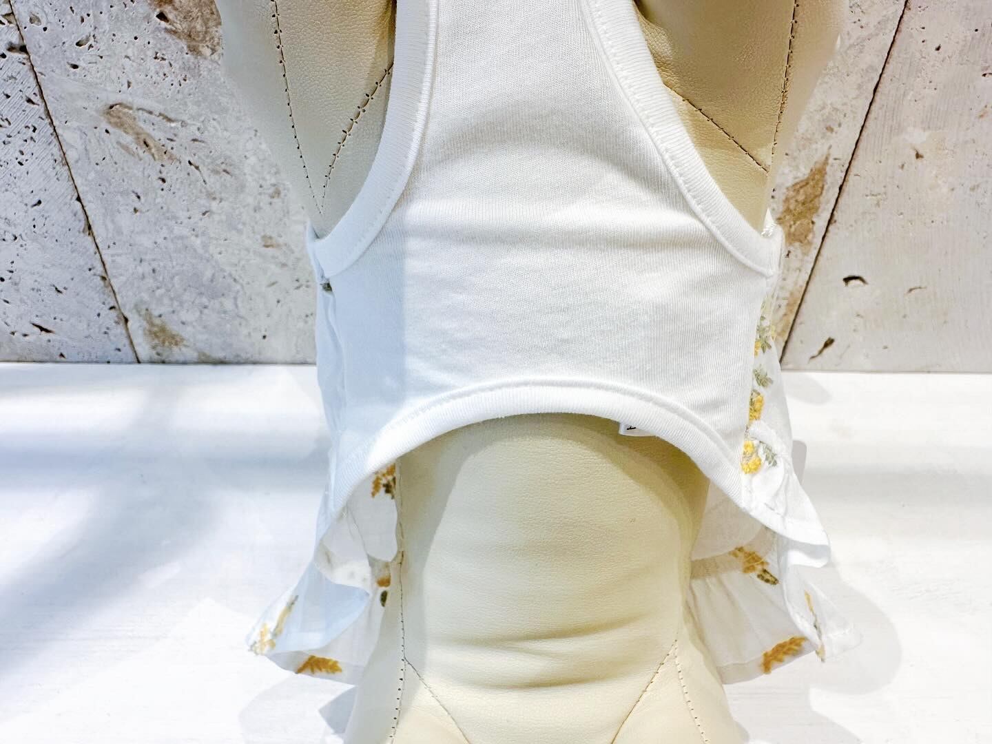 ワッペンフラワー刺繍キャミソール | DENIM ROSE