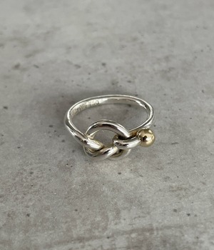 VINTAGE 90's TIFFANY&CO LOVE KNOT RING -18K-