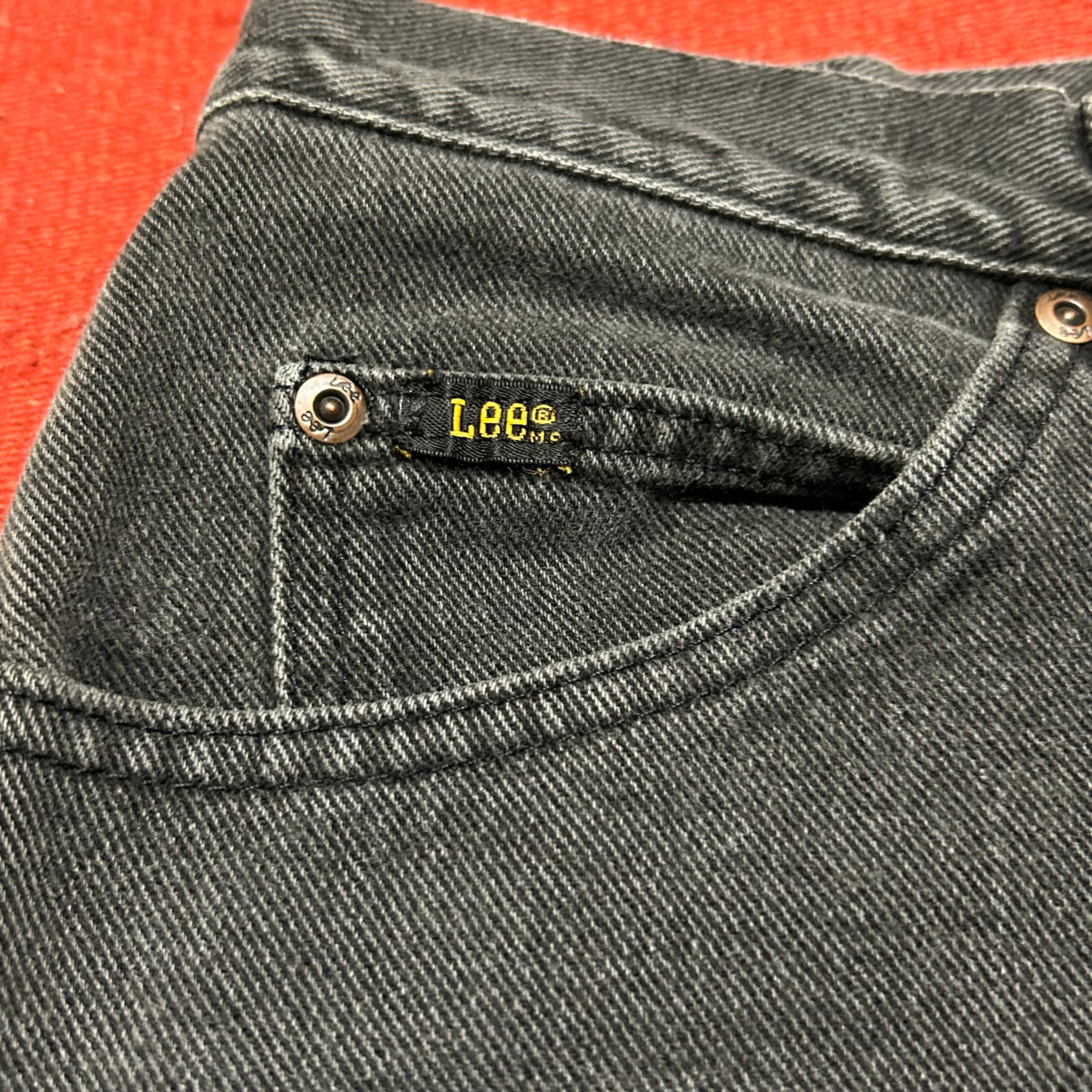 90s~ Lee 200 Black Denim Pants W34 | DESERTSNOW