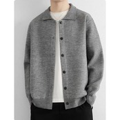 ボタンフロント ニットカーディガン af0026