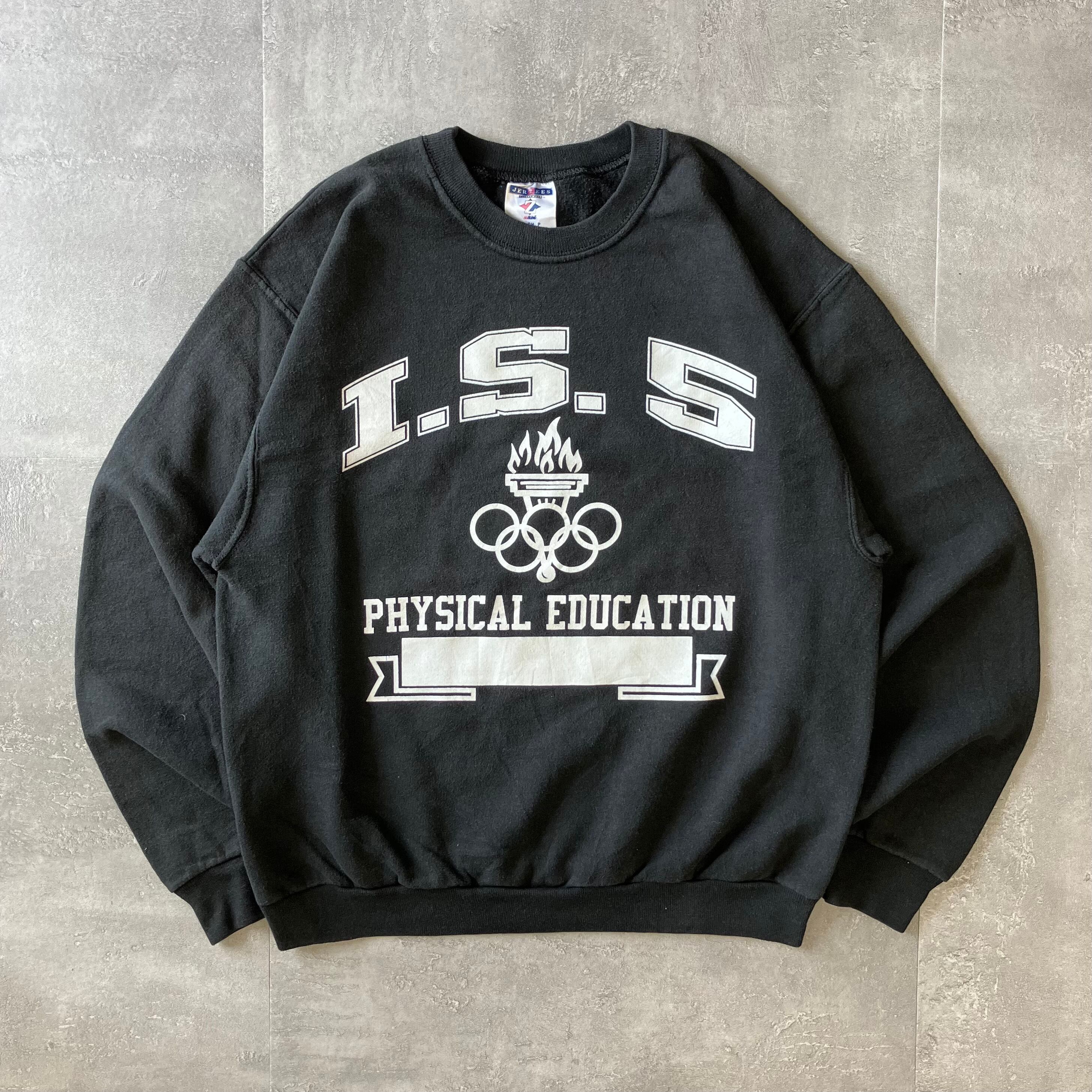 JERZEES 90s I.S.S オリンピックデザイン ブラック プリント S No.1909