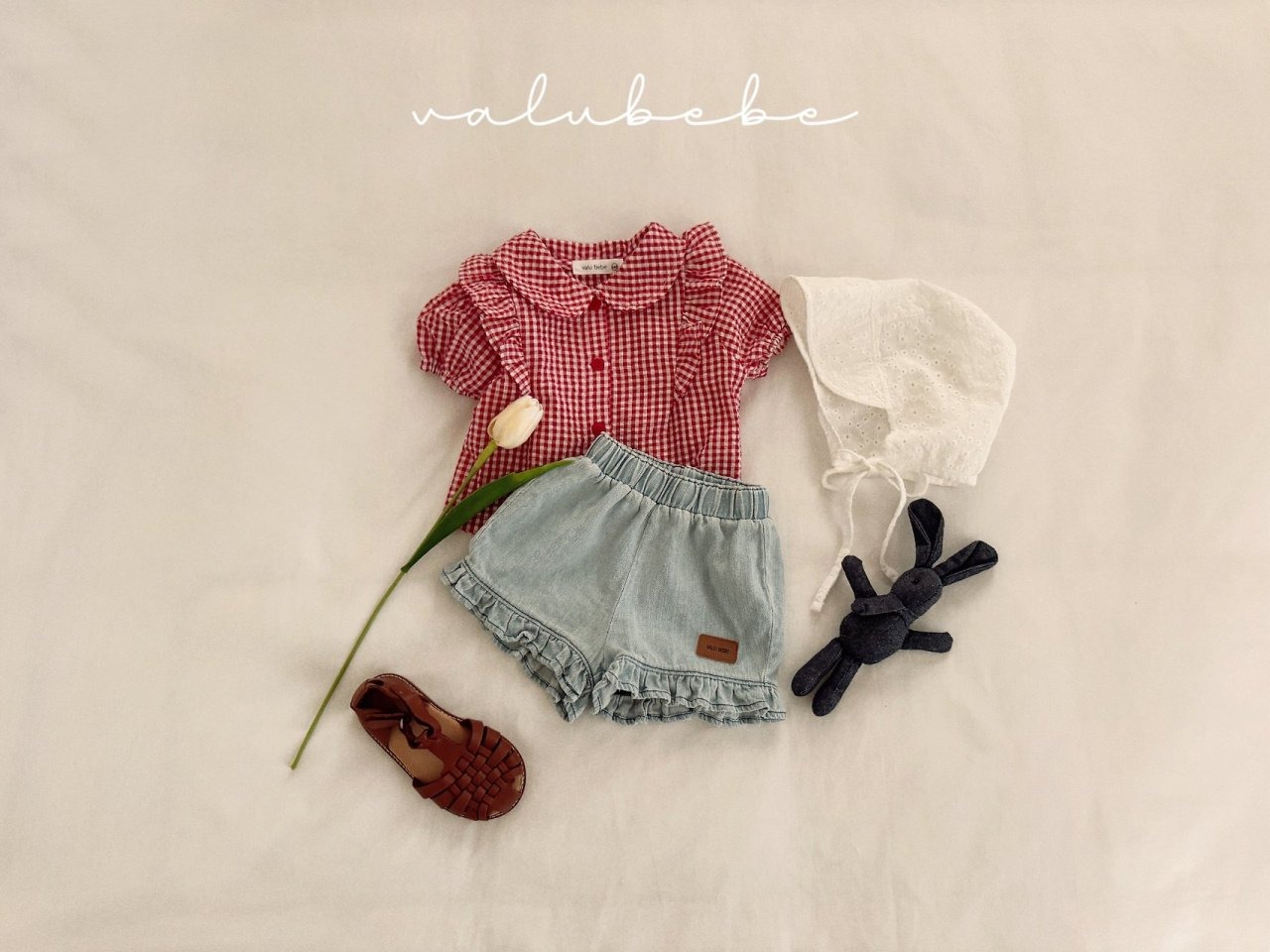 [valubebe] Bandi Check Blouse / [벨루베베] 반디체크블라우스