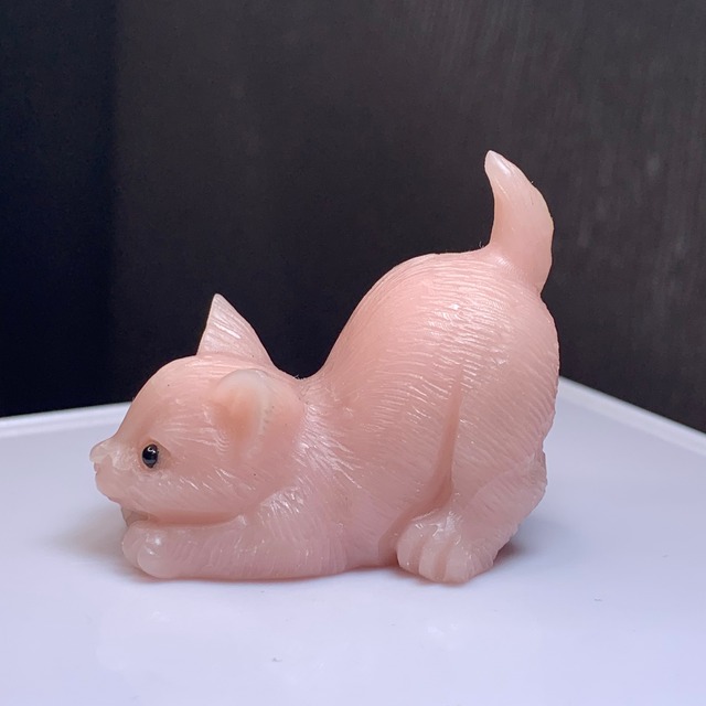 15.ピンクオパール猫・インテリア