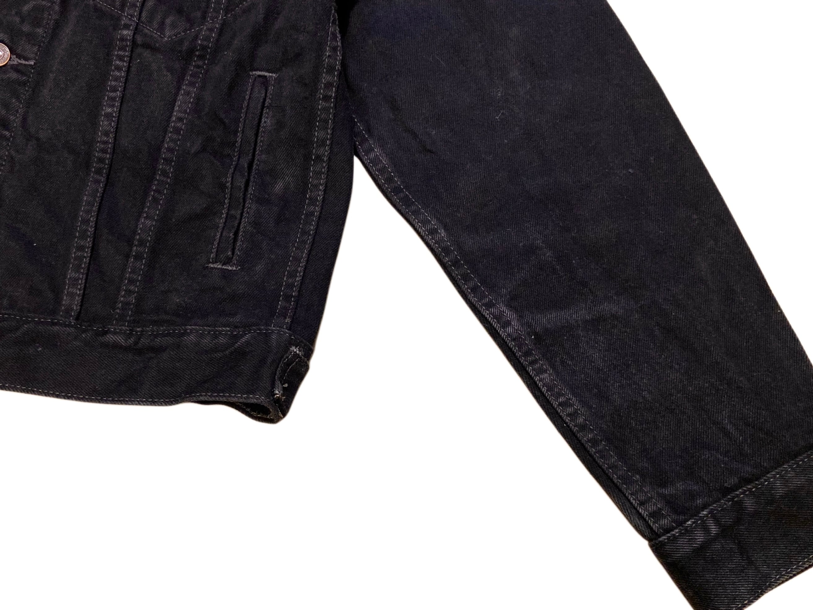 00s '05 Levis リーバイス 70507−0260 ブラックデニムジャケット
