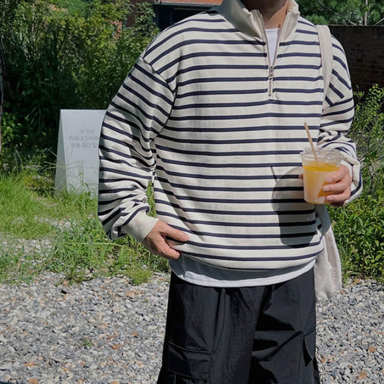 ジップボーダースウェット　MT0080145