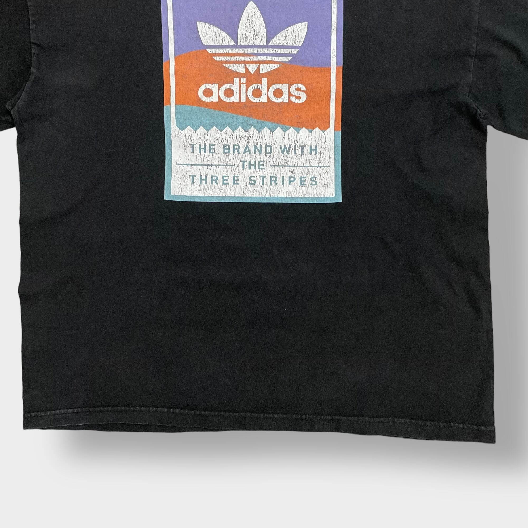 adidas】トレフォイル ロゴ プリント ロンT ロングTシャツ 長袖Tシャツ ...