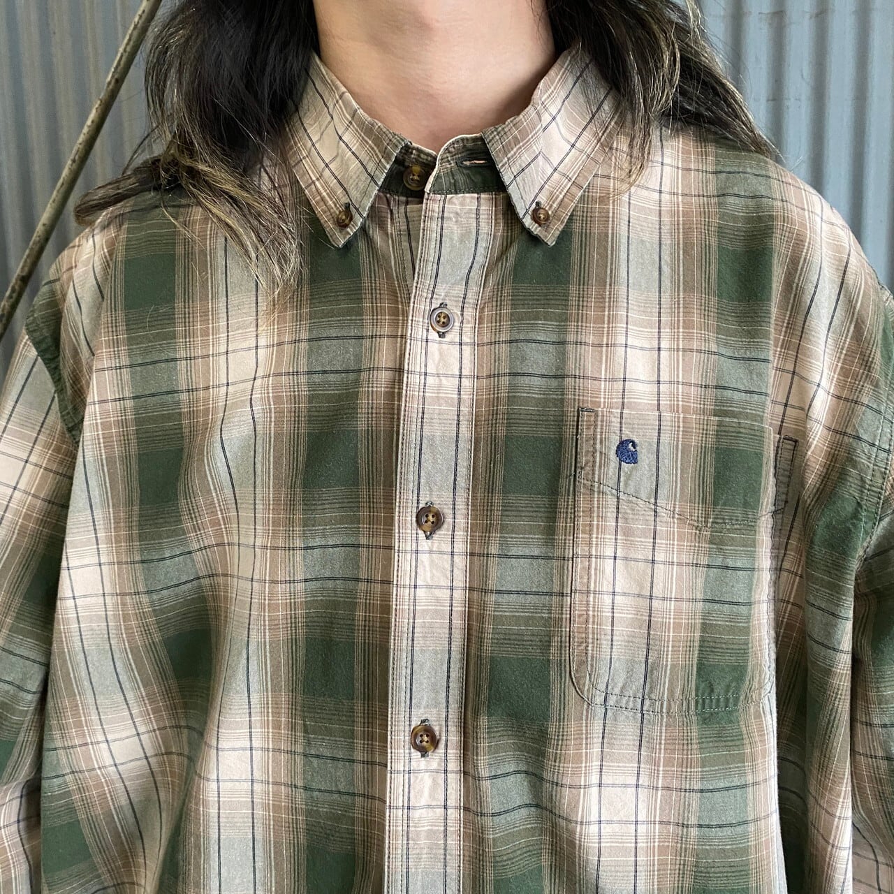 スーパービッグサイズ Carhartt カーハート RELAXED FIT 長袖 チェック