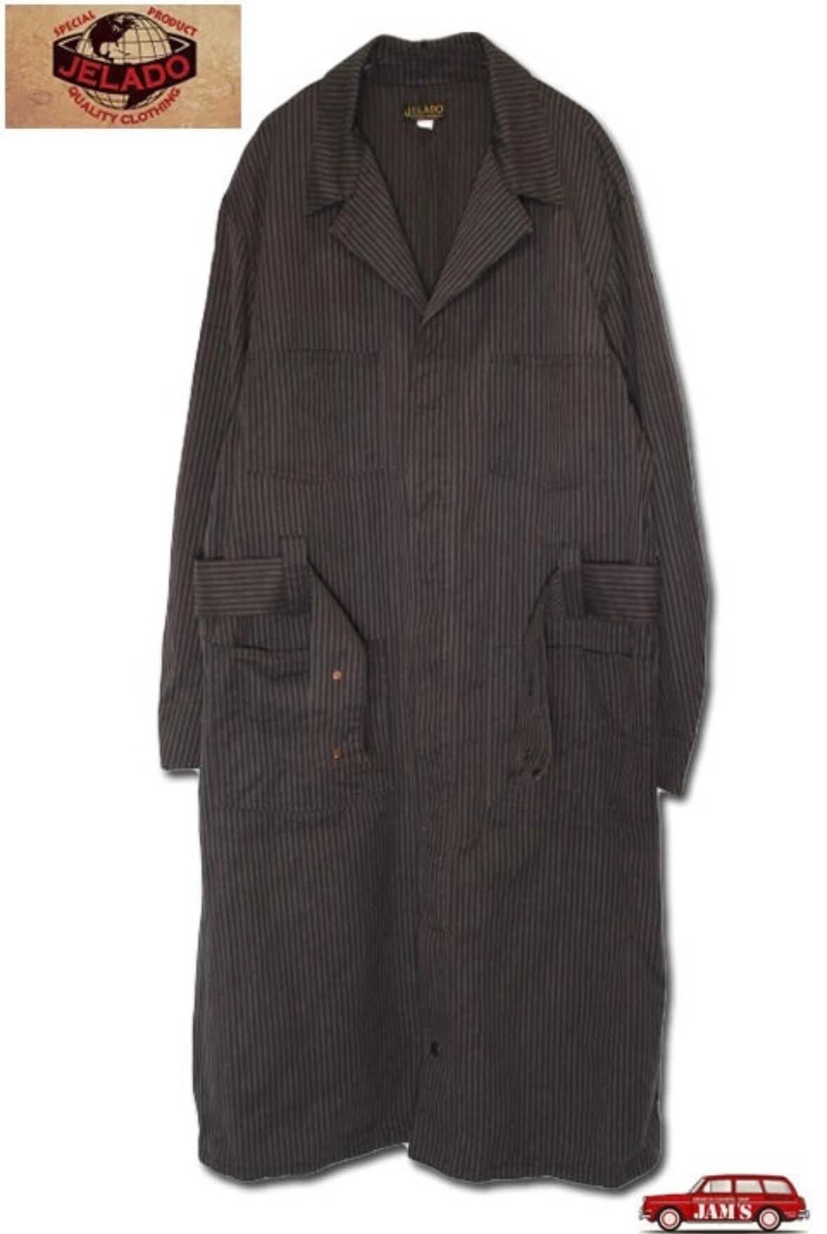 濃紺 orslow Loose Fit Denim Coat 襟コーデュロイ デニム ロング
