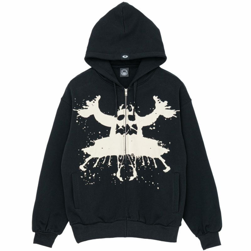 TOYMACHINE 】RORSCHACH SWEAT ZIP PARKA トイマシーン ジップフーディ