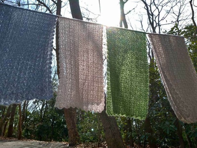 木もれ日マーガレット　編み物キット　byコリドーニッティング　