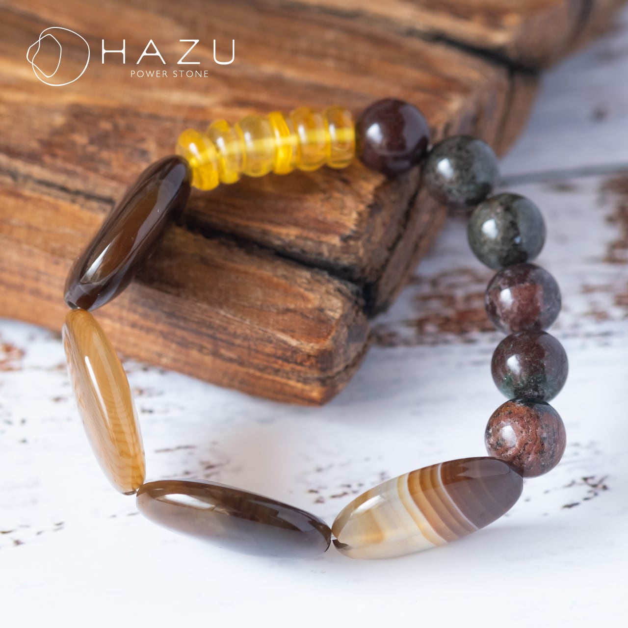 繁栄と守り、調和していくパワー［ブラウンストライプアゲート