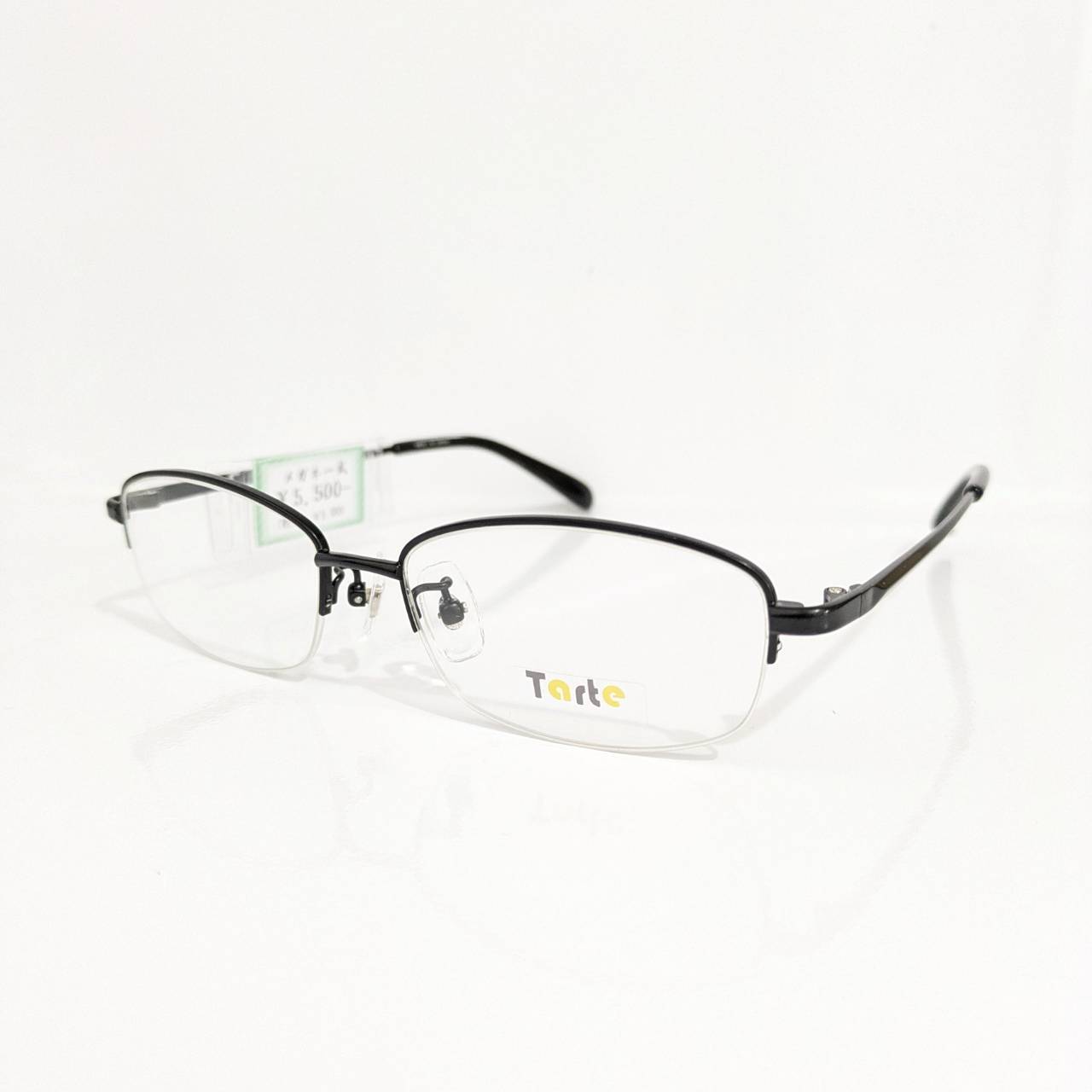 【Tarte】スクエアナイロールフレーム ブラック