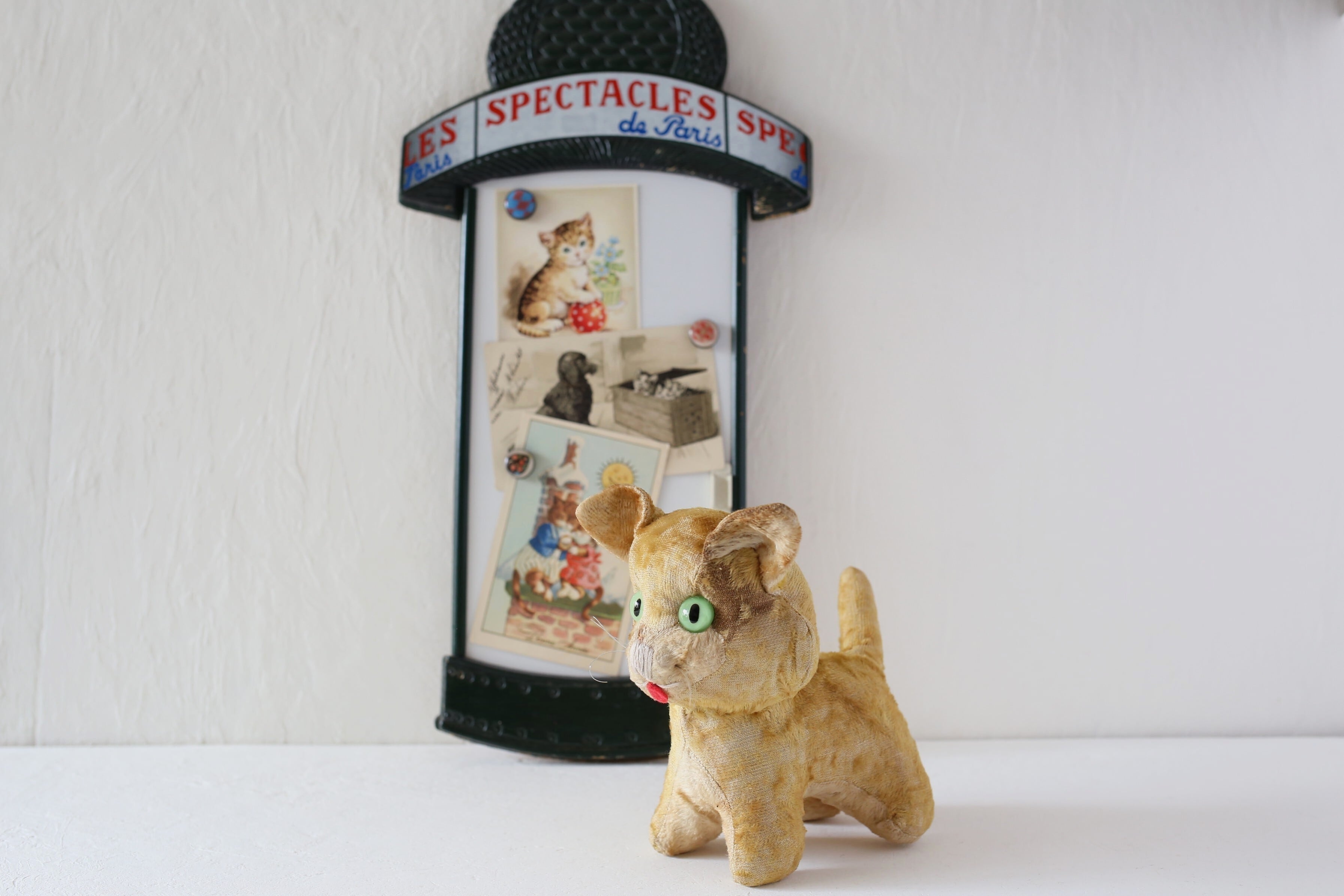 フランス アンティーク ヴィンテージ 犬のぬいぐるみ テリア | EMUPARIS