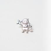 アコヤ真珠ピンバッジ　忍者