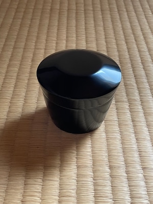 薬器　真塗（茶平一斎作　茶道具　薄茶器　棗　輪島塗　蒔絵　コレクター）　